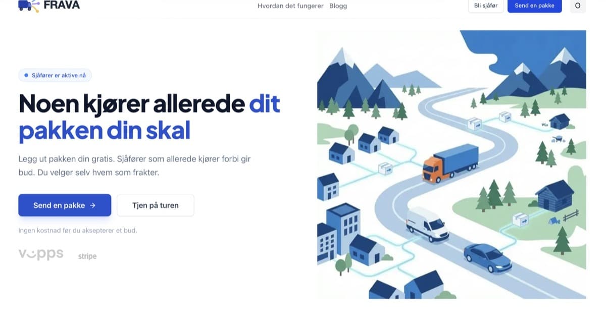 Forsidebilde for Slik fungerer Frava for transportører — enkel struktur, rask utbetaling