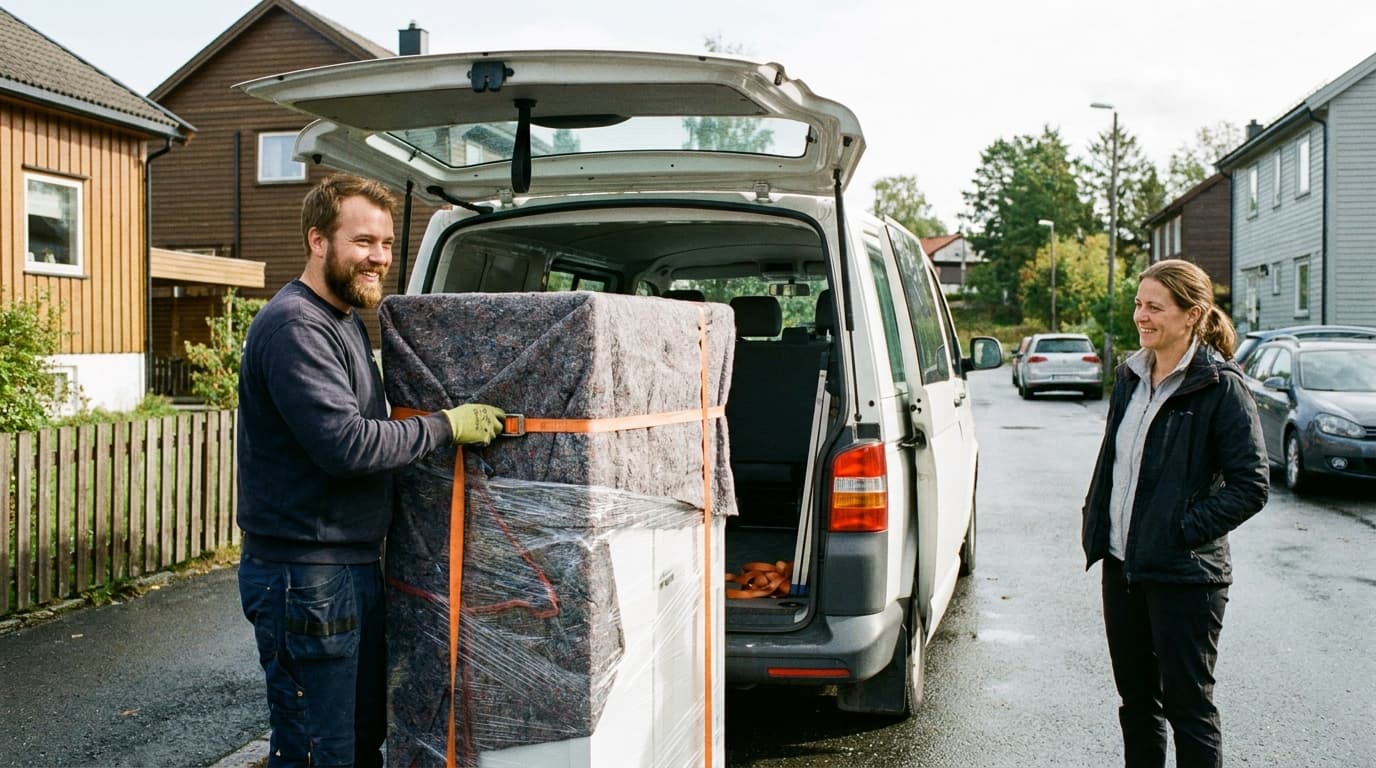 Forsidebilde for Trenger du egentlig å leie varebil? Send den ene store tingen billigere